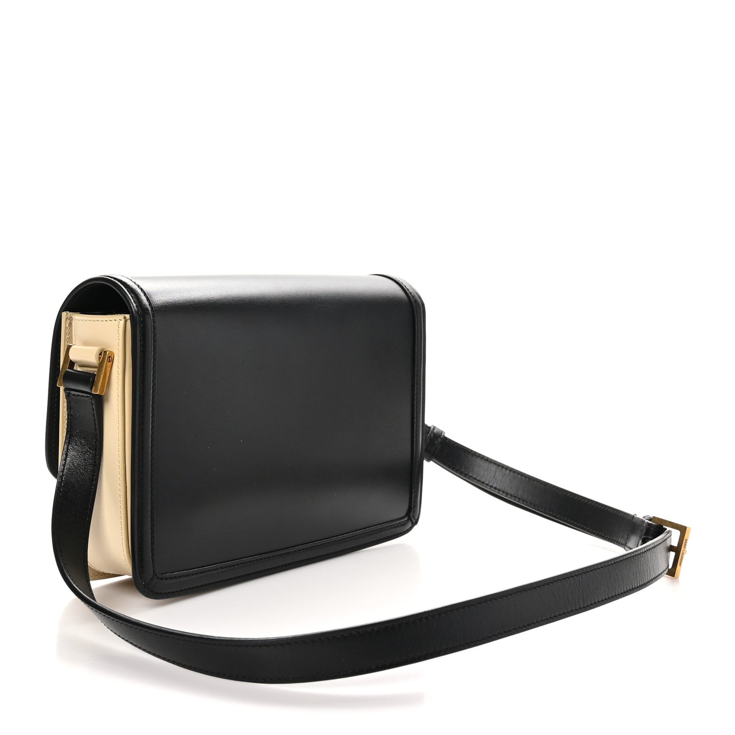 Soft Ultracalfskin Monogram Medium Solferino Satchel Black Burro