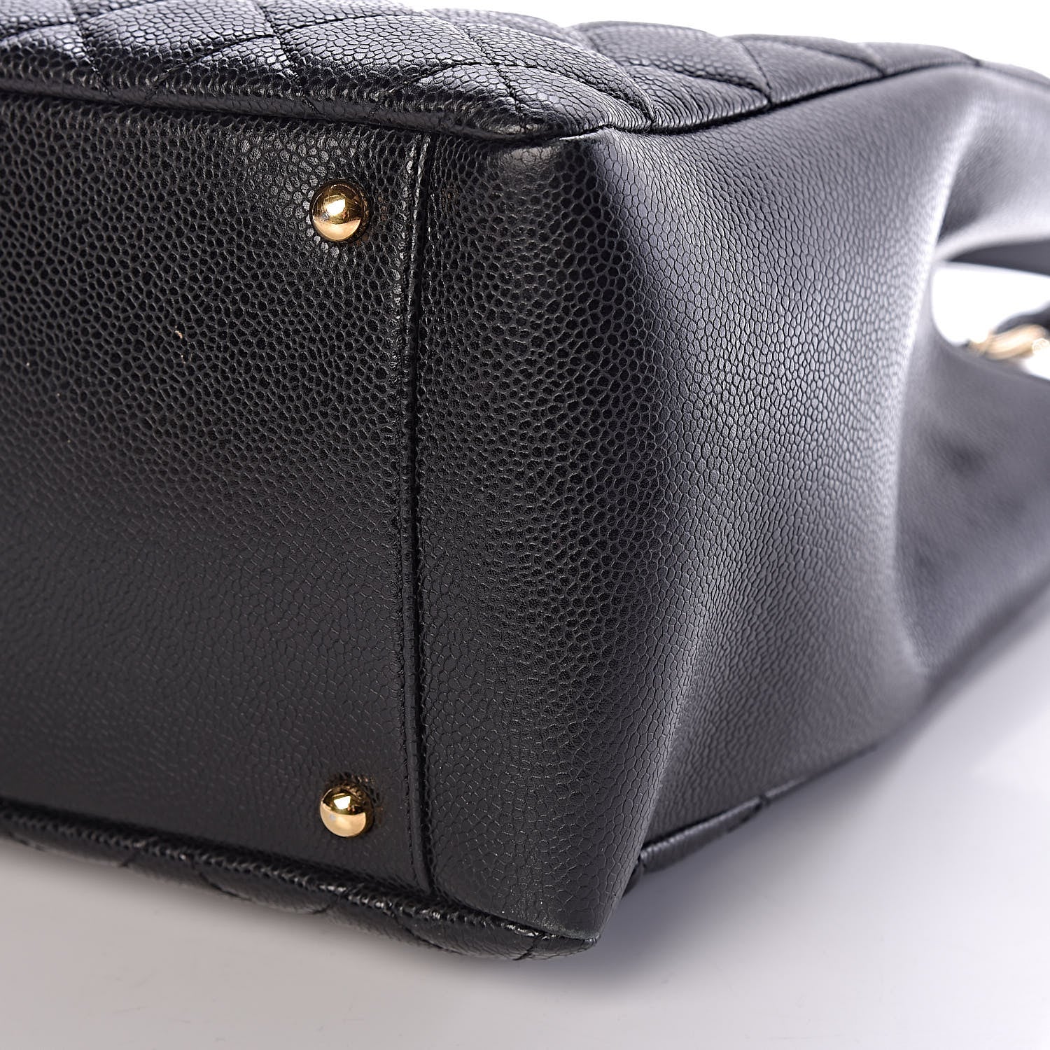 Chanel Caviar Quilted XL Grand Shopping Tote GST Black 10 of 12