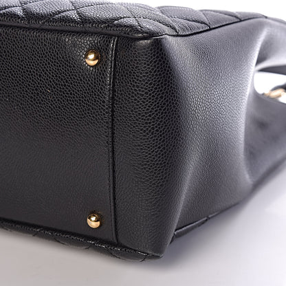 Chanel Caviar Quilted XL Grand Shopping Tote GST Black 10 of 12