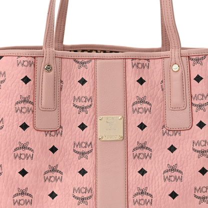 MCM Visetos Medium Liz Reversible Shopper Tote Soft Pink 13 of 21