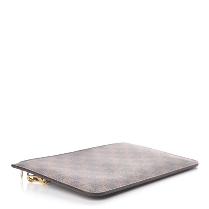 Louis Vuitton Damier Ebene Neverfull MM GM Pochette Rose Ballerine 4 of 8