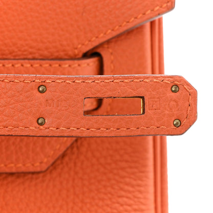 Hermes Togo Birkin 35 Orange 7 of 10