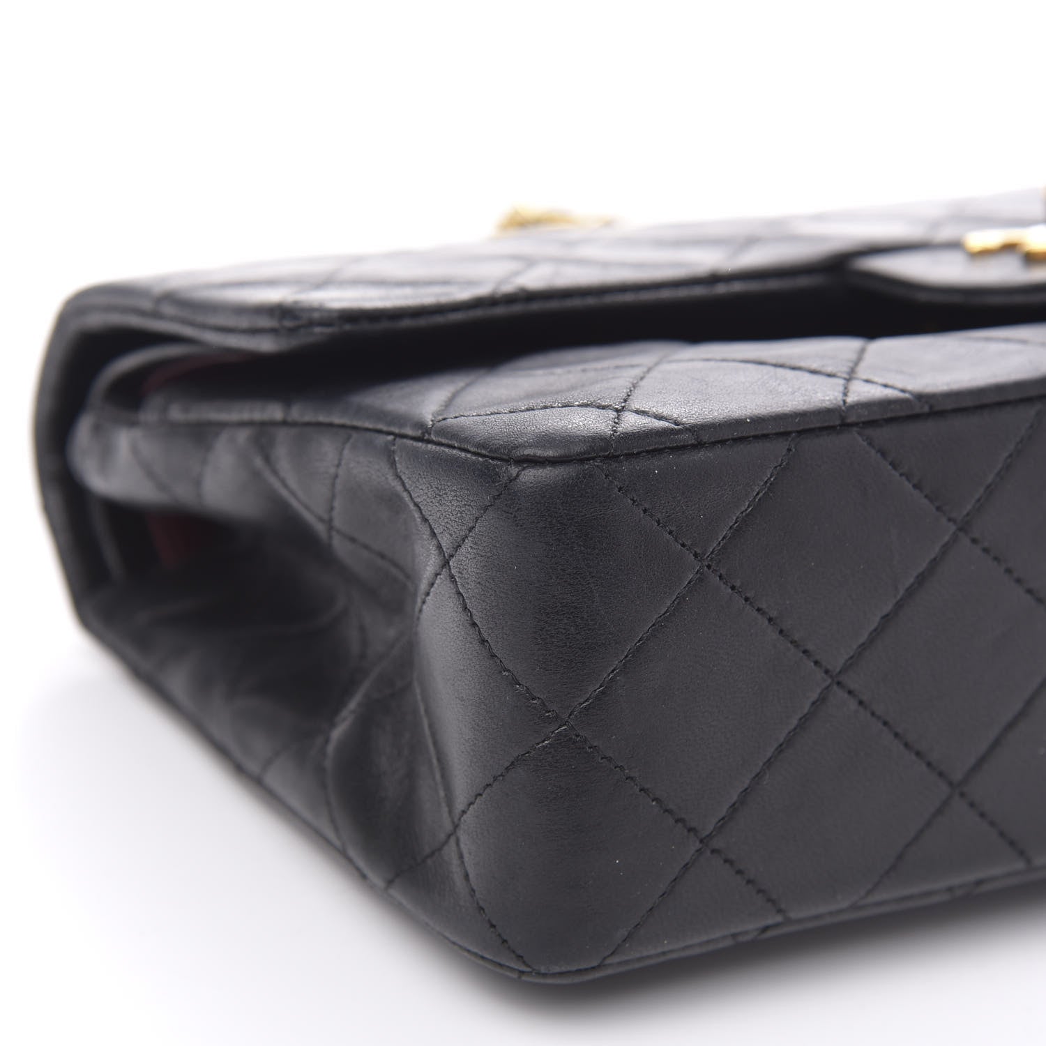 Chanel Lambskin Quilted Small Double Flap Black 9 of 16