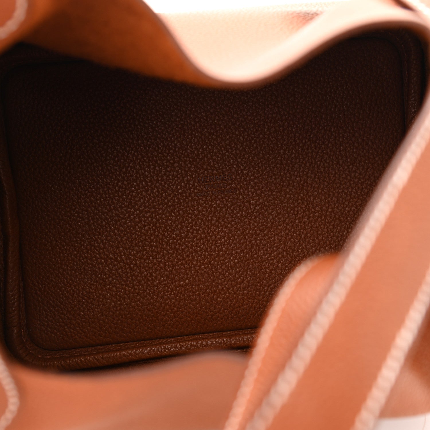 Hermes Barenia Faubourg Picotin Lock 18 PM Fauve 5 of 11