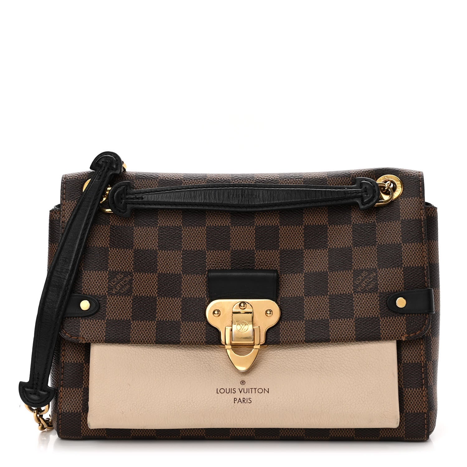 Louis Vuitton Damier Ebene Vavin PM Creme 1 of 12