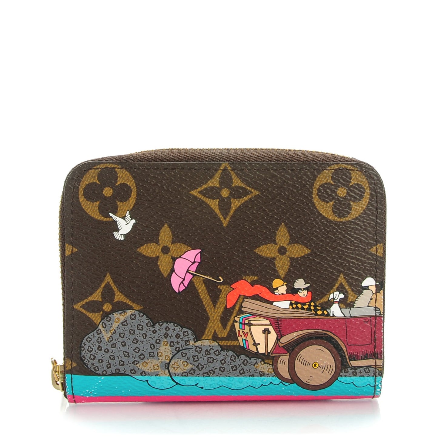 Monogram 2015 Christmas Animation Zippy Coin Purse