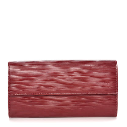 Louis Vuitton Epi Sarah Wallet Rubis 1 of 13