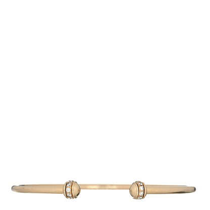 Piaget 18K Rose Gold Diamond Thin Possession Open Bangle Bracelet 1 of 3
