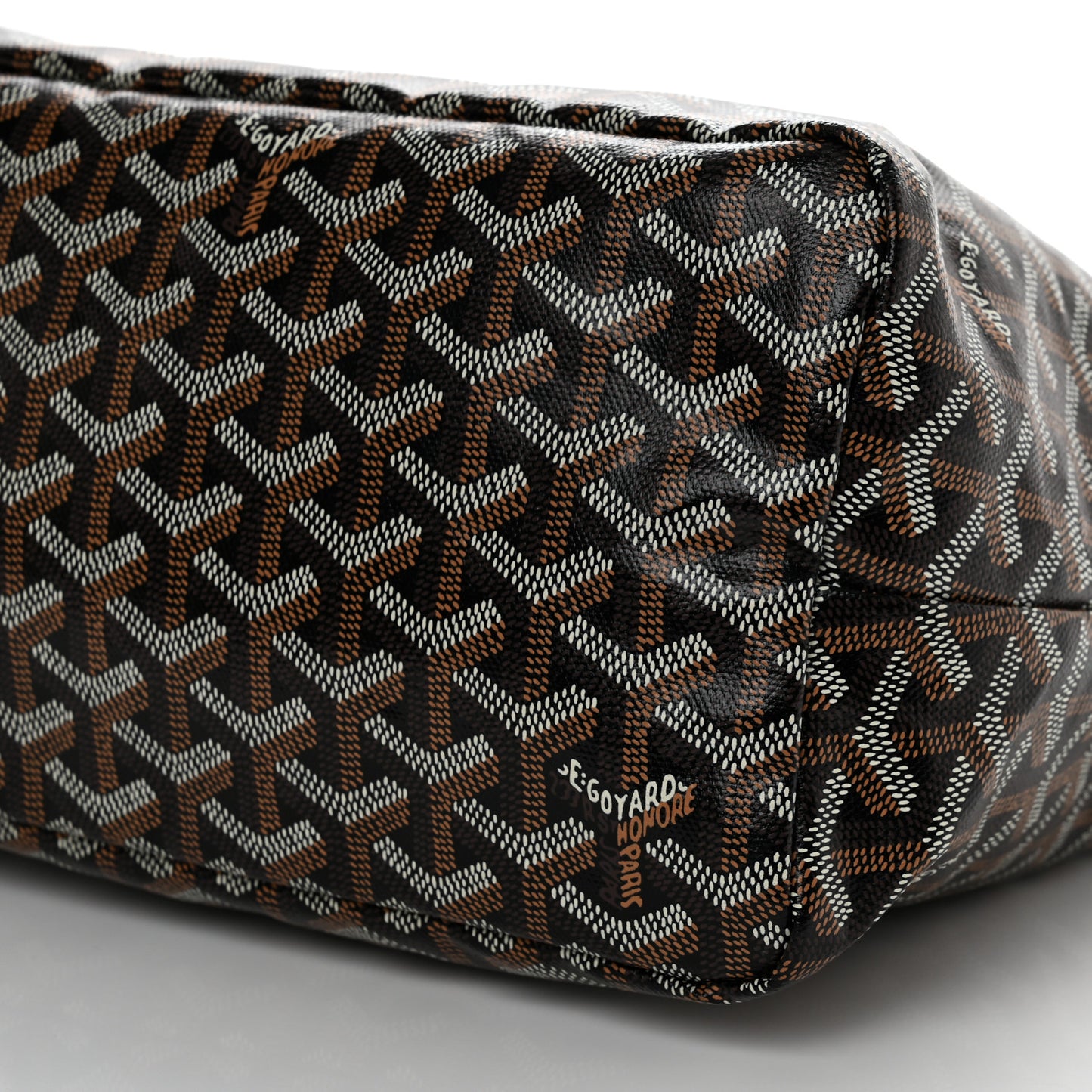 Goyardine Boheme Hobo Black Gold