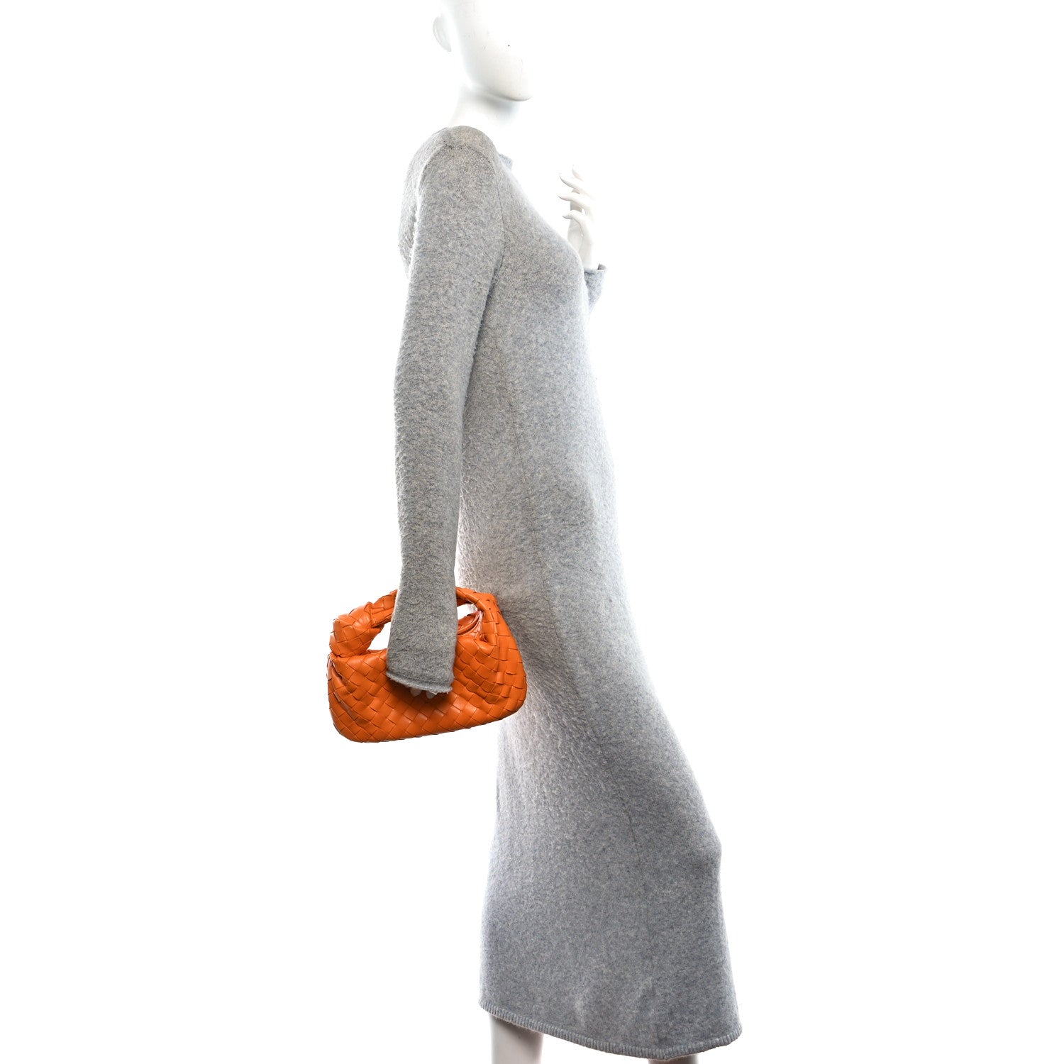 Bottega Veneta Nappa Intrecciato Mini Jodie Tangerine 2 of 10