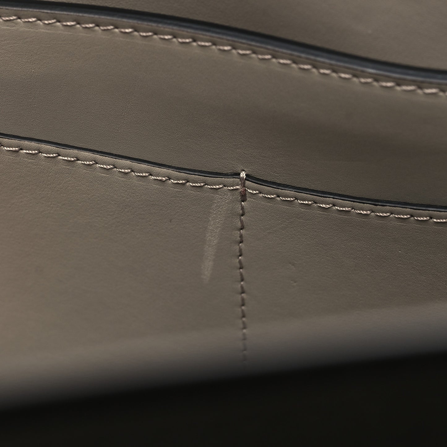 Canvas Calfskin Medium Belt Bag Mineral Grey