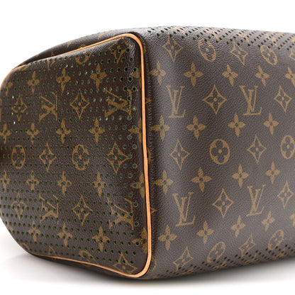 Louis Vuitton Monogram Perforated Speedy 30 Green 8 of 10