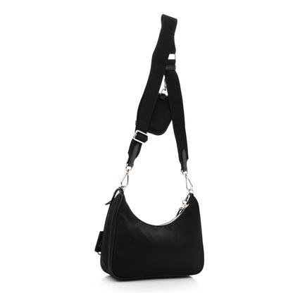 Prada Nylon Re-Edition 2005 Shoulder Bag Black 2 of 7