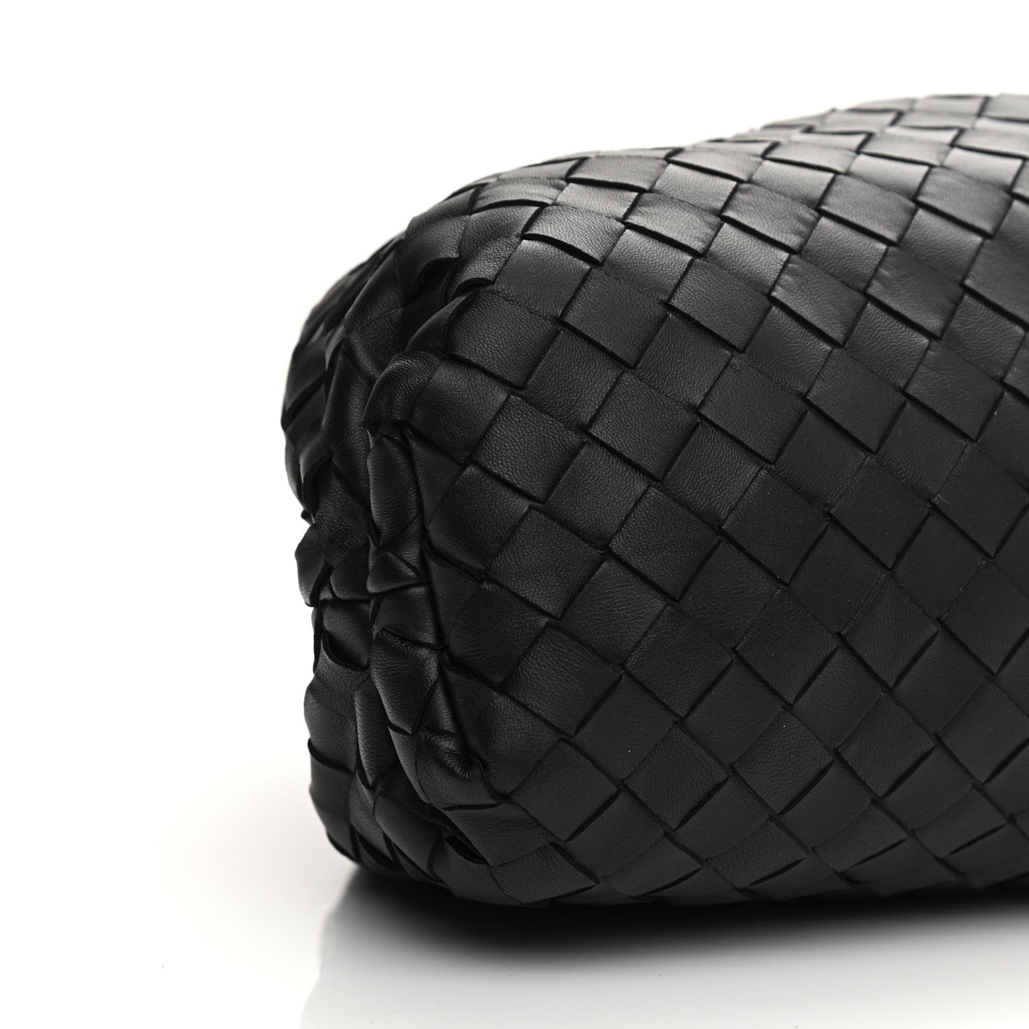 Bottega Veneta Nappa Maxi Intrecciato The Pouch Oversized Clutch Black 9 of 12