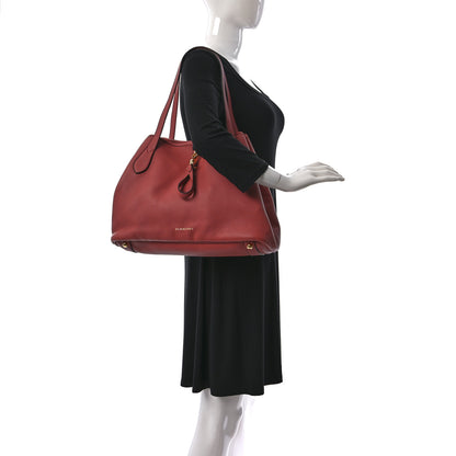 Burberry Grainy Calfskin Medium Honeybrook Tote Pink 2 of 13