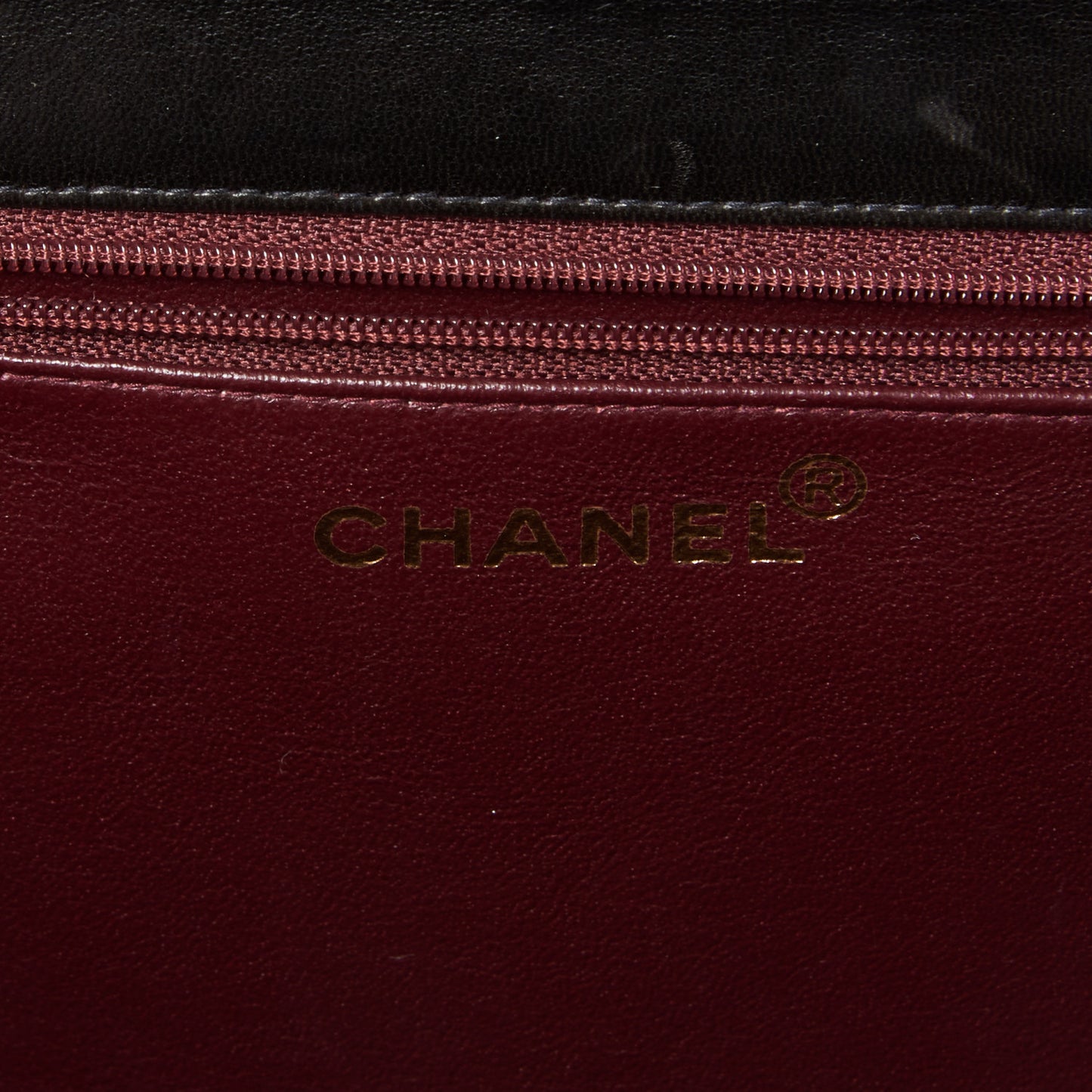 Lambskin Quilted Medium Single Flap Black