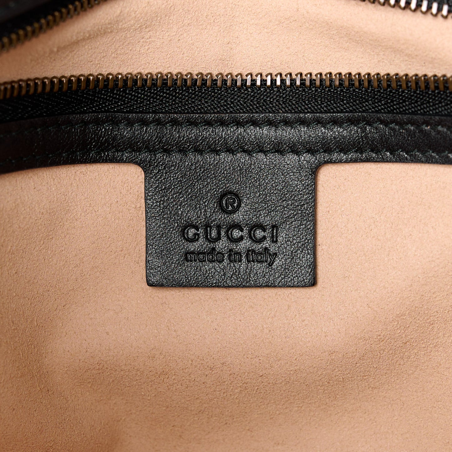 Calfskin Matelasse Medium GG Marmont Shoulder Bag Black