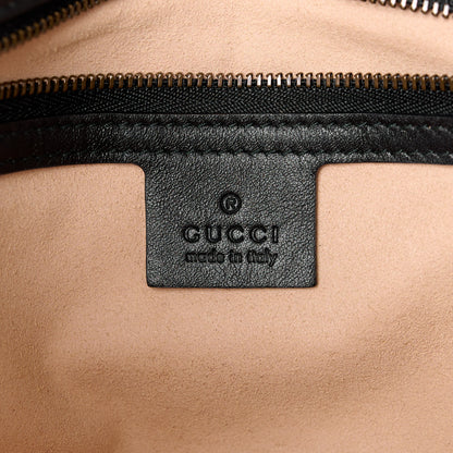Gucci Calfskin Matelasse Medium GG Marmont Shoulder Bag Black 6 of 14