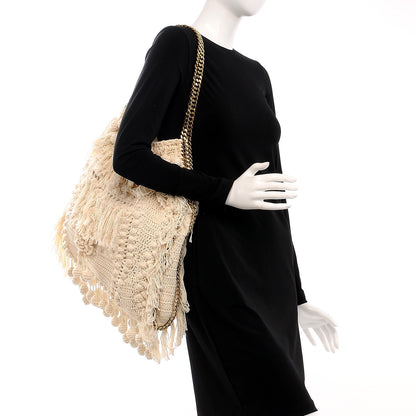 Stella McCartney Crochet Falabella Tote Egg White 2 of 12