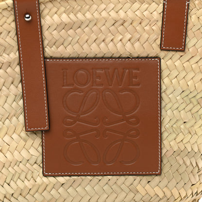 Loewe Raffia Basket Tote Bag Natural Tan 8 of 10