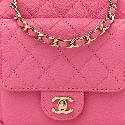 Chanel Caviar Quilted CC Day Camera Case Pink 8 of 14