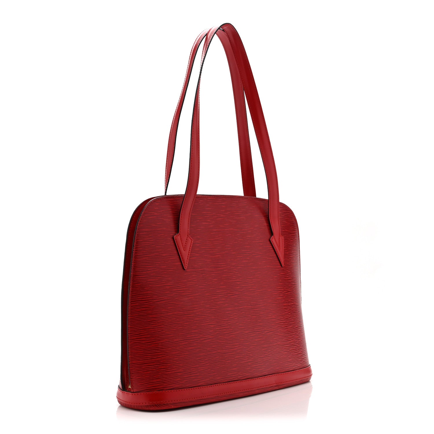 Louis Vuitton Epi Lussac Castillan Red 3 of 10