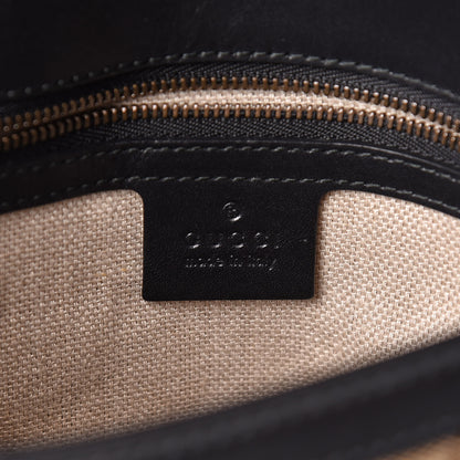 Gucci Monogram Ruinart Calfskin Medium Lady Web Shoulder Bag Beige Ebony Black 6 of 13