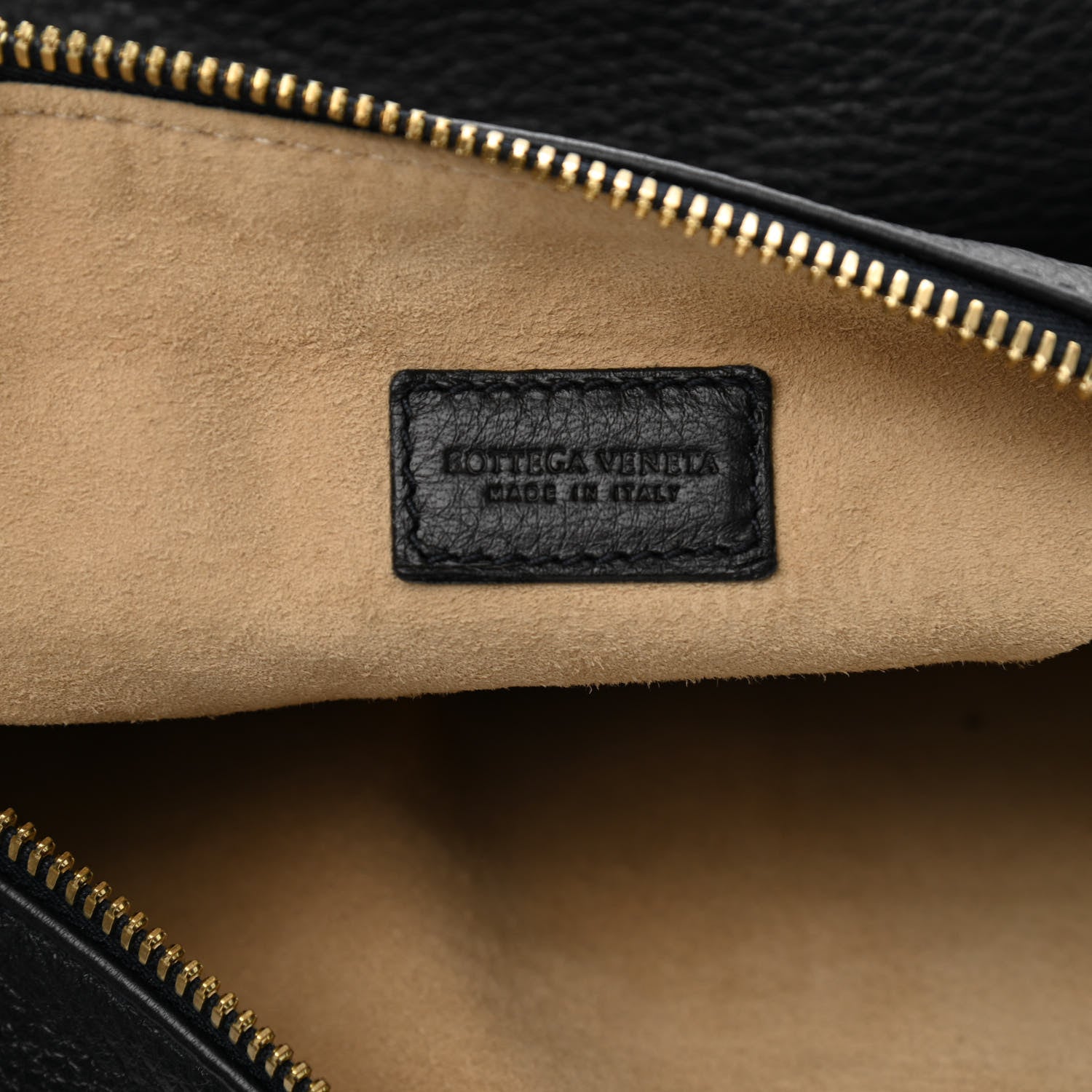 Bottega Veneta Cervo Deerskin Braided Shoulder Bag Black 6 of 9