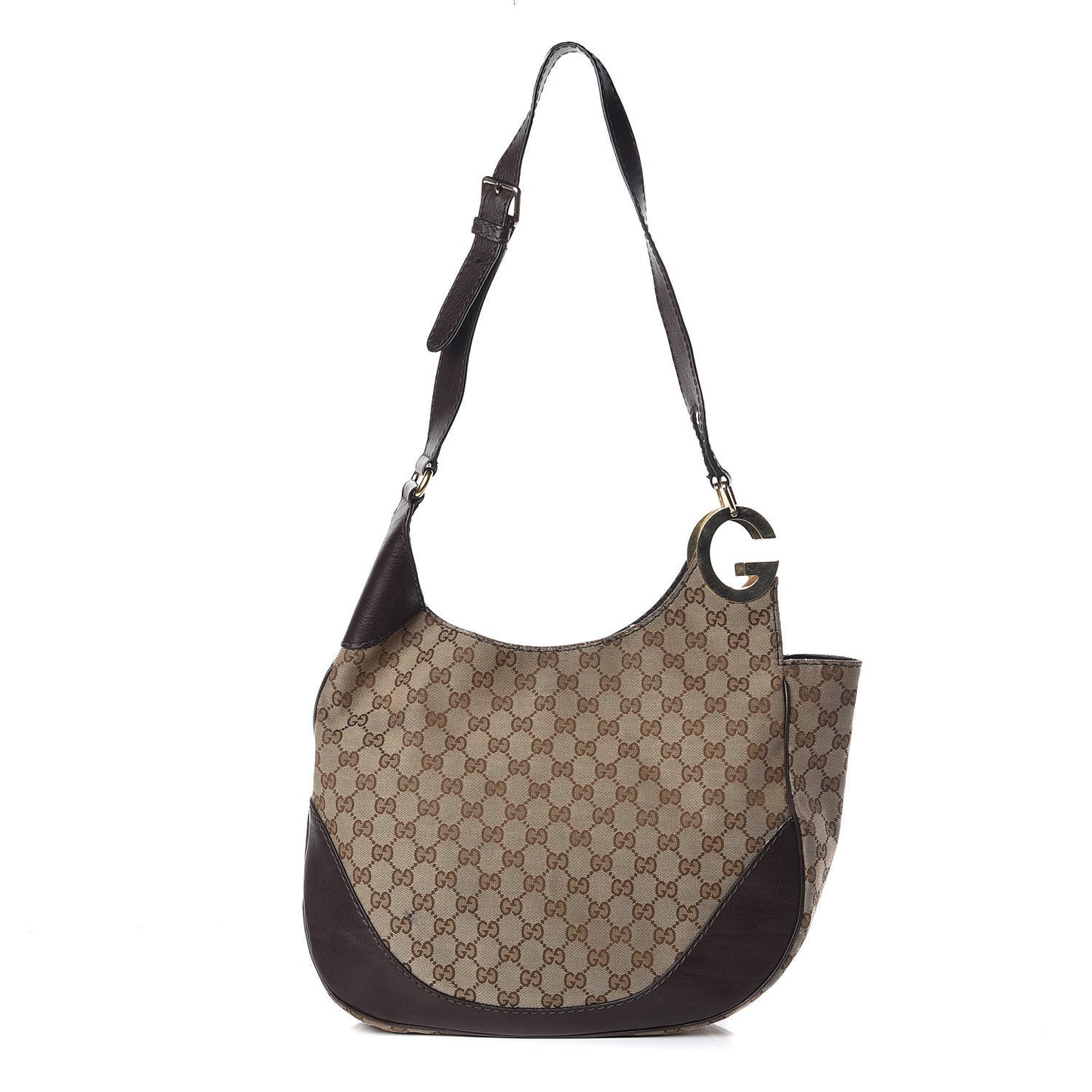 Monogram Medium Charlotte Hobo Brown