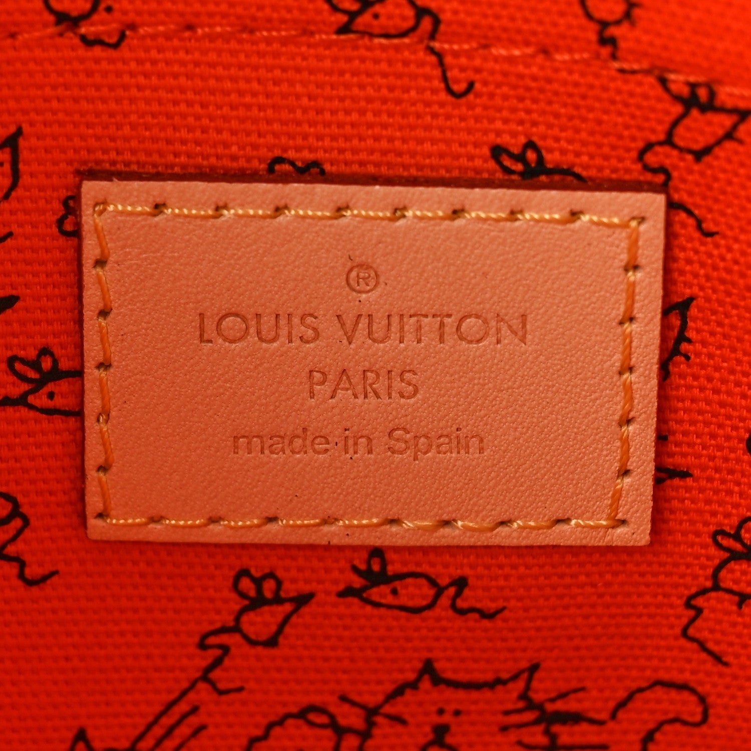 Louis Vuitton Catogram Neverfull MM GM Pochette Marron 6 of 8