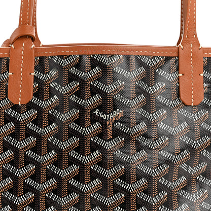 Goyard Goyardine Reversible Mini Anjou Black Gold 27 of 35