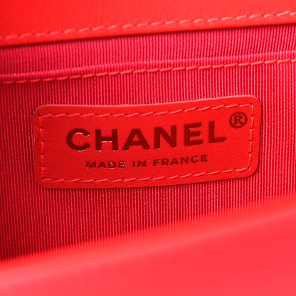 Chanel Patent Quilted Medium Boy Flap Pink 6 of 9