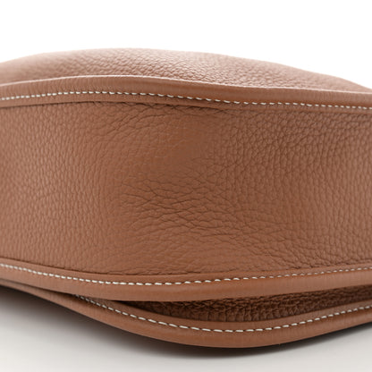 Hermes Taurillon Clemence Evelyne III PM Gold 10 of 10
