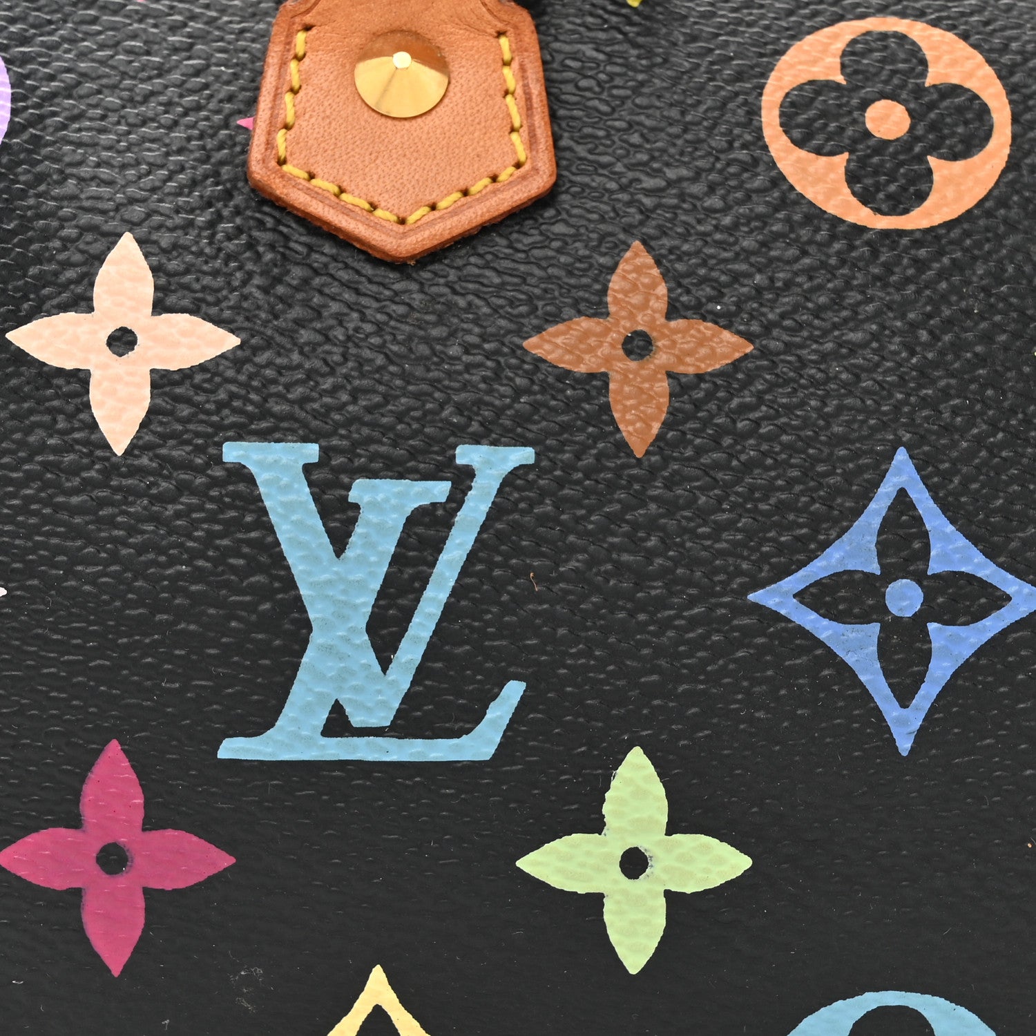 Louis Vuitton Monogram Multicolor Mini Sac HL Speedy Black 7 of 15