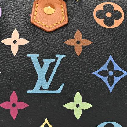 Louis Vuitton Monogram Multicolor Mini Sac HL Speedy Black 7 of 15