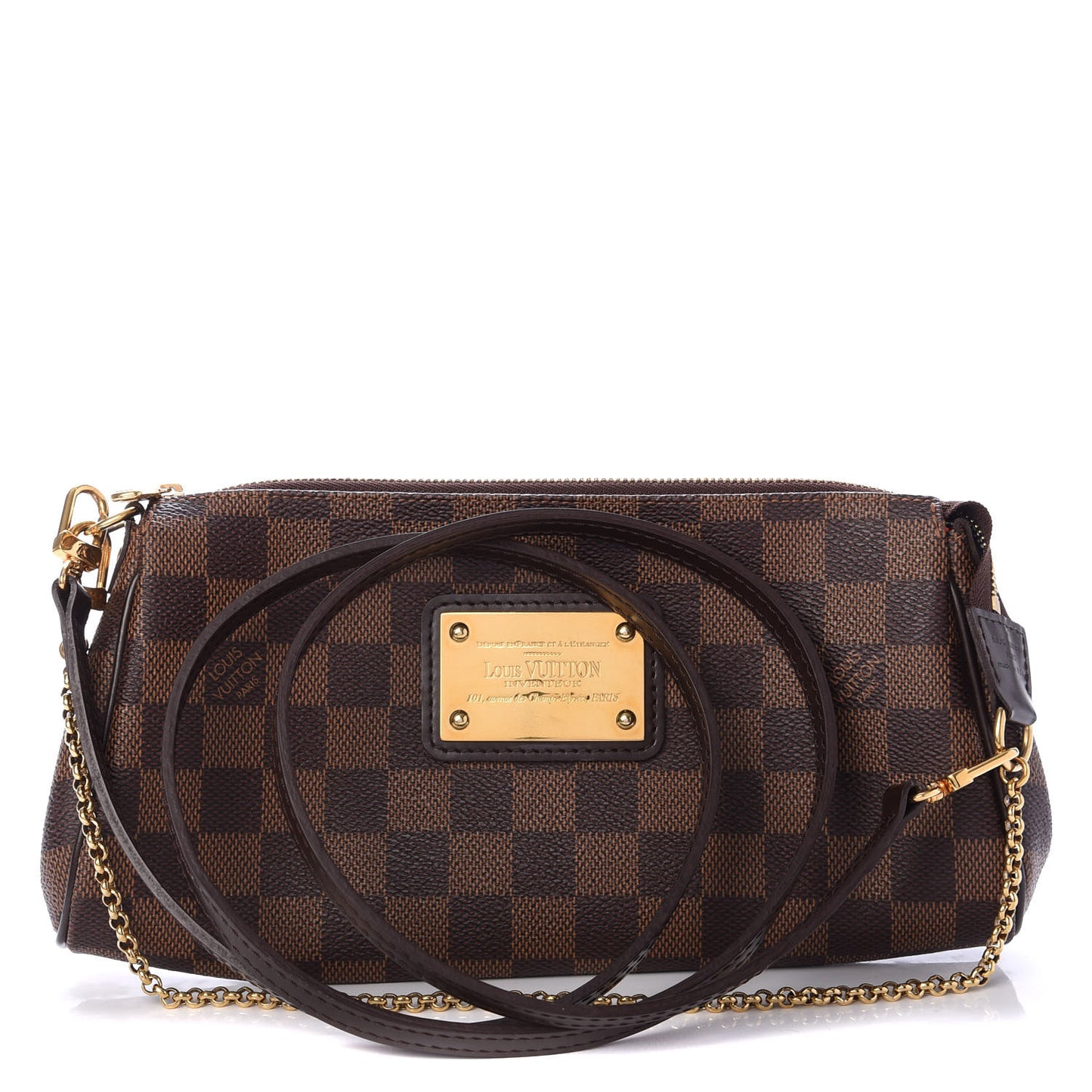 Damier Ebene Eva Clutch