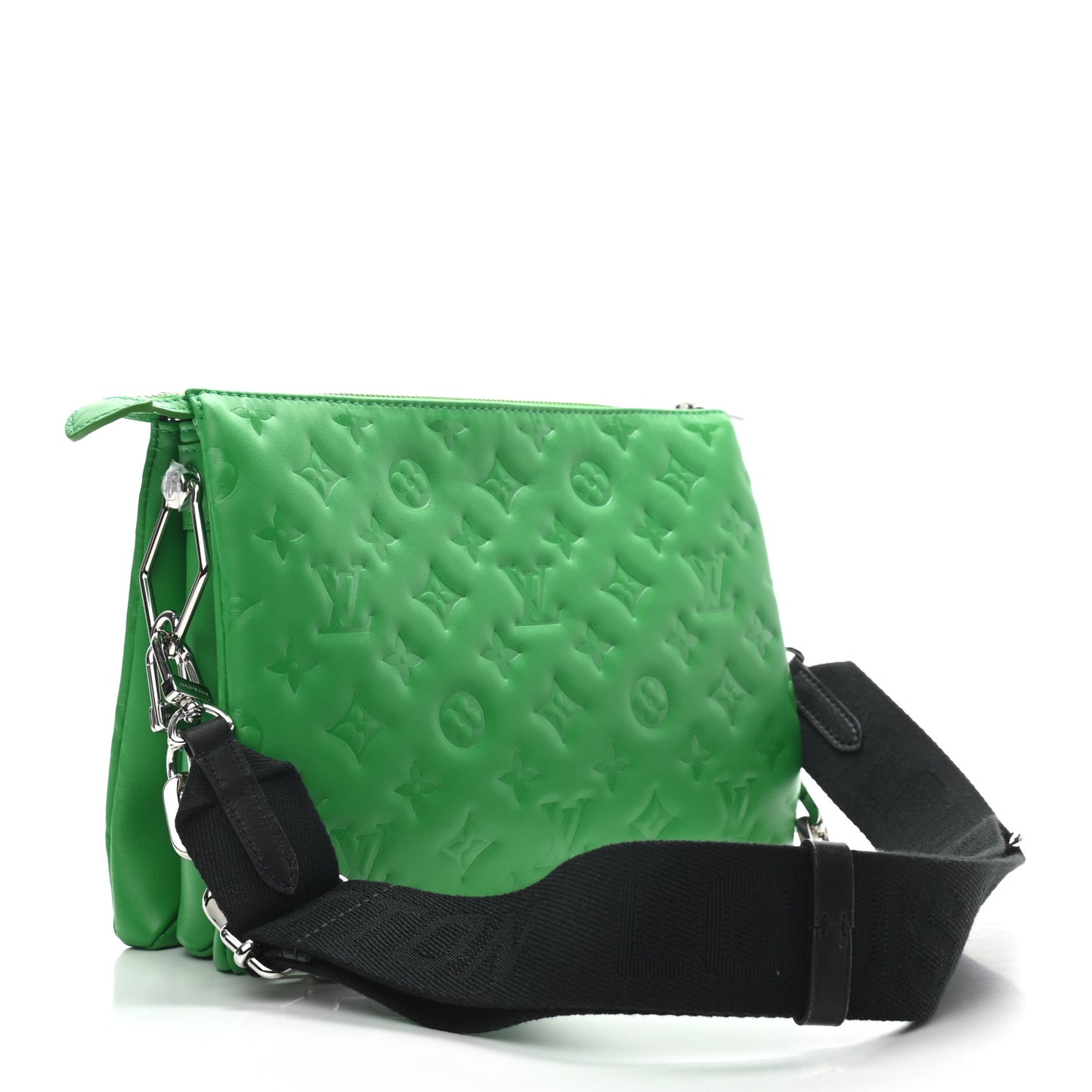 Lambskin Embossed Monogram Coussin PM LV Motion Green
