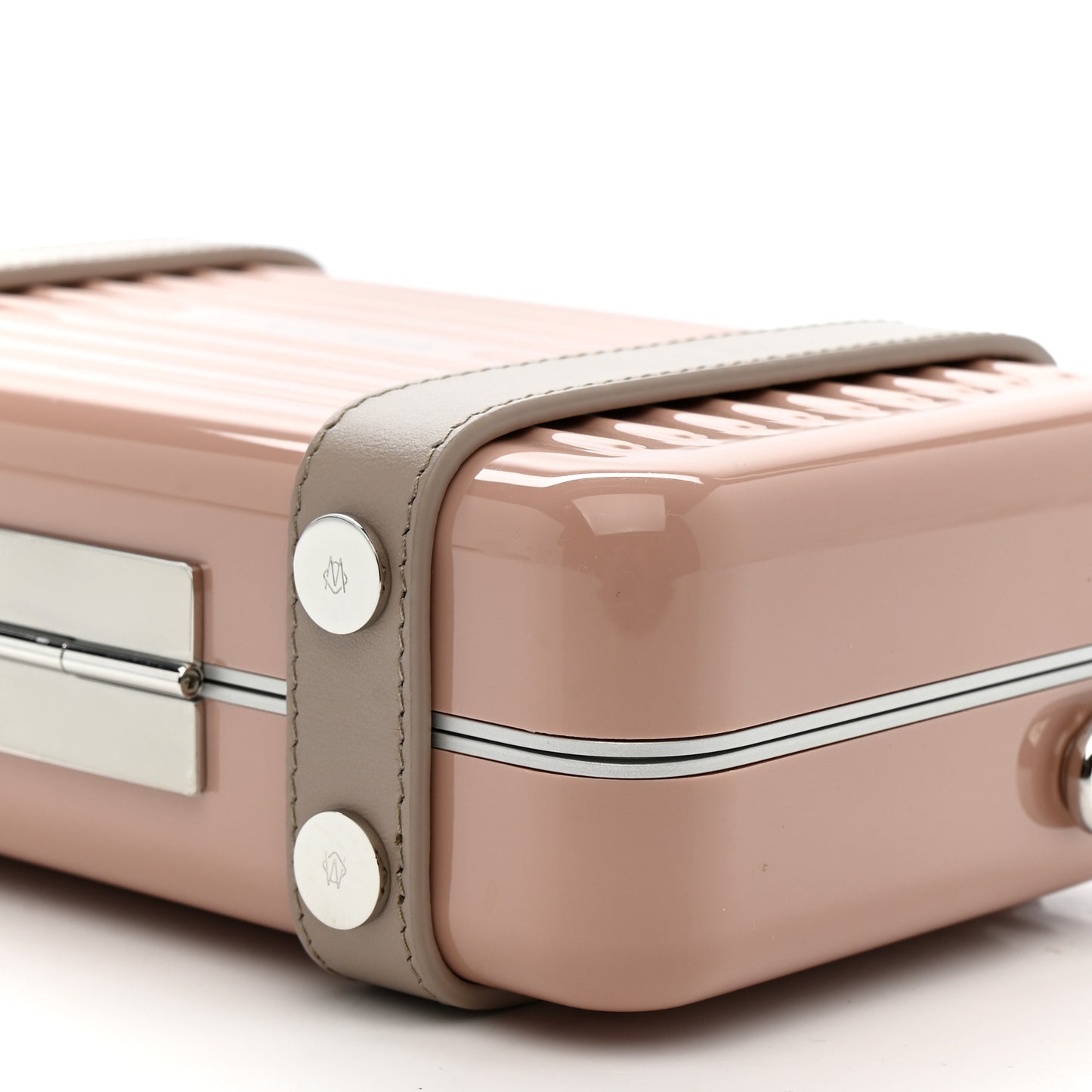 Gloss Polycarbonate Personal Cross-Body Bag Desert Rose