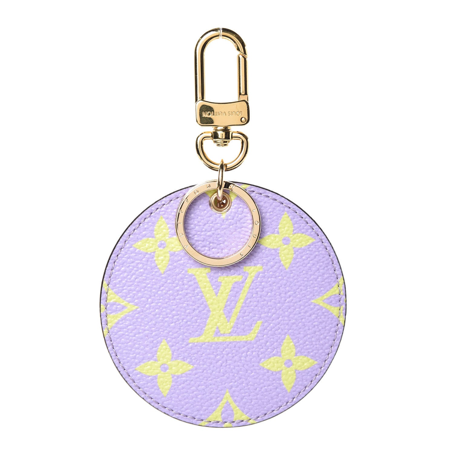 Louis Vuitton Monogram Giant Bag Charm Key Holder Pink Lilac 1 of 4
