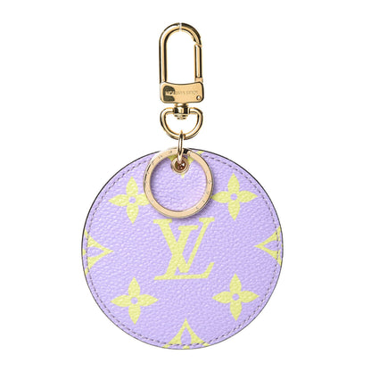 Louis Vuitton Monogram Giant Bag Charm Key Holder Pink Lilac 1 of 4