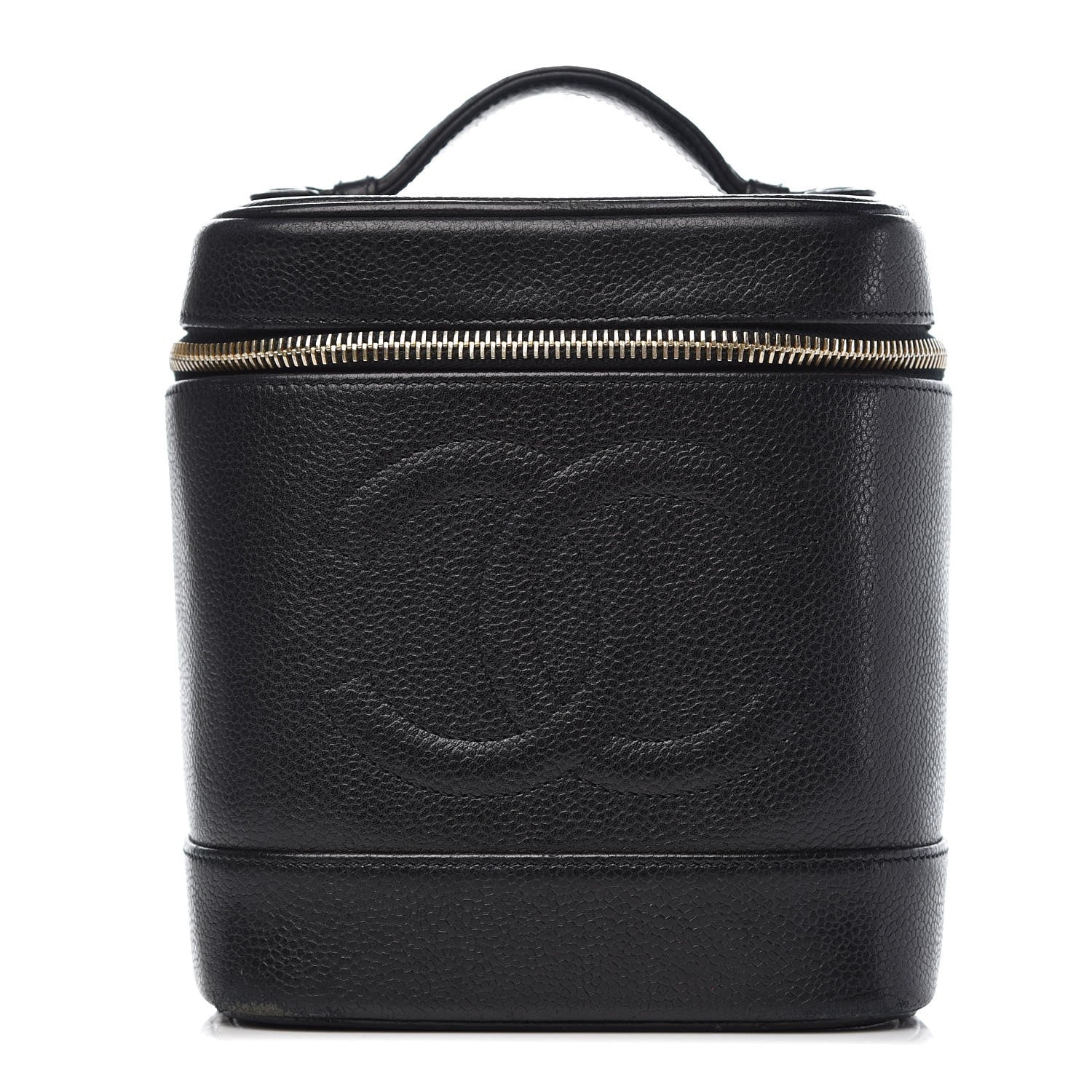 Chanel Caviar Cosmetic Vanity Bag Black 1 of 15