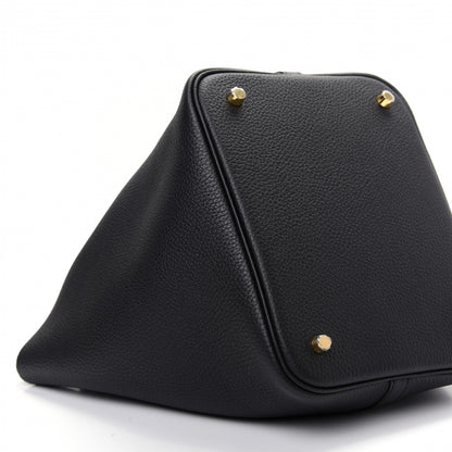 Hermes Taurillon Clemence Picotin Lock 22 MM Black 6 of 10