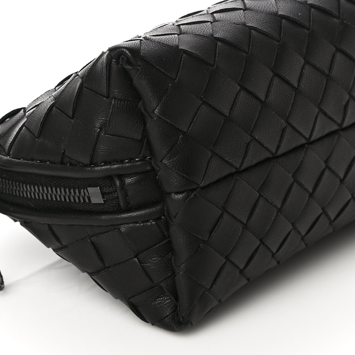 Nappa Intrecciato Cosmetic Case Black