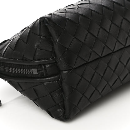 Bottega Veneta Nappa Intrecciato Cosmetic Case Black 10 of 12