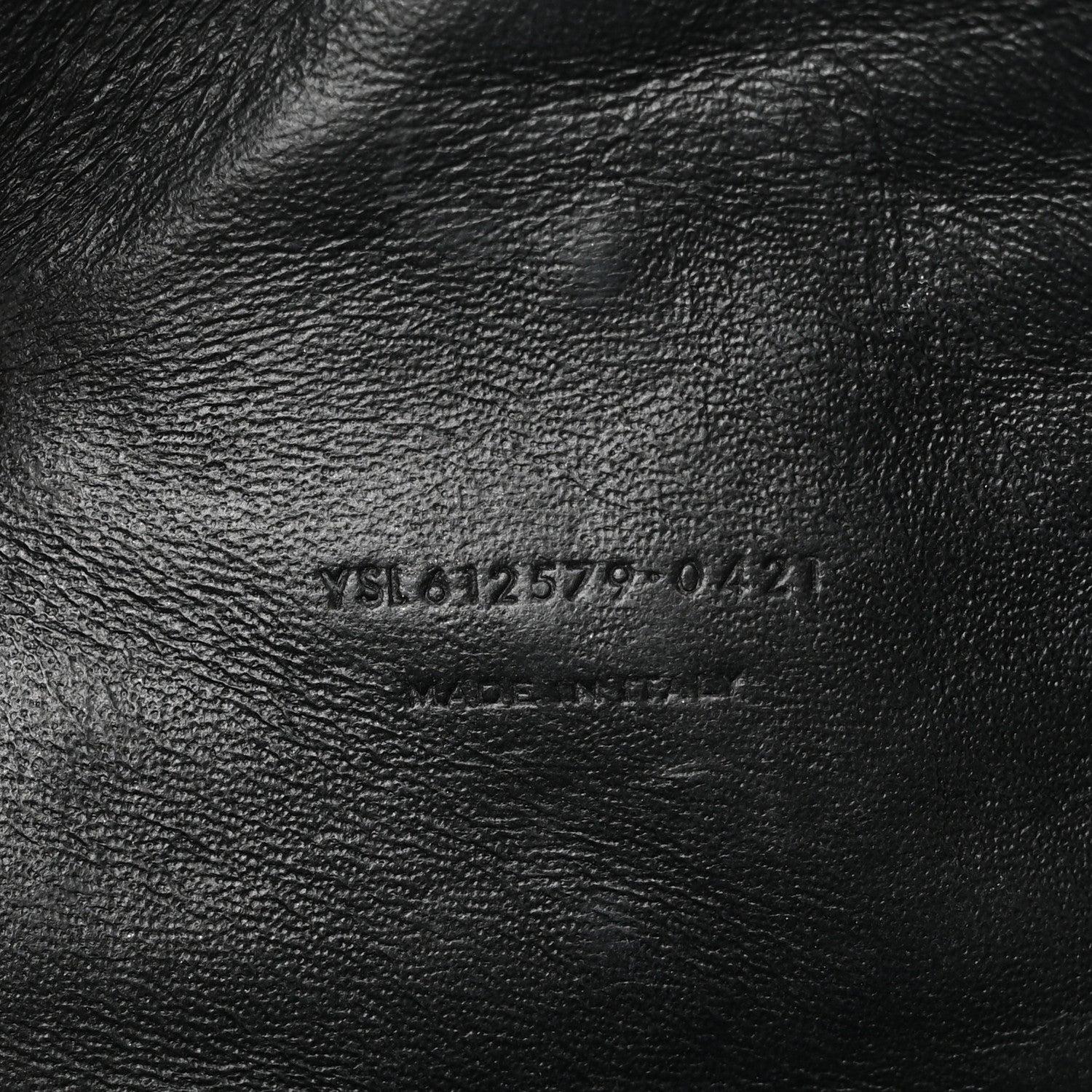 Saint Laurent Grain De Poudre Matelasse Monogram Mini Lou Camera Bag Black 7 of 11