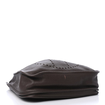 Hermes Taurillon Clemence Evelyne III Chocolate 3 of 5