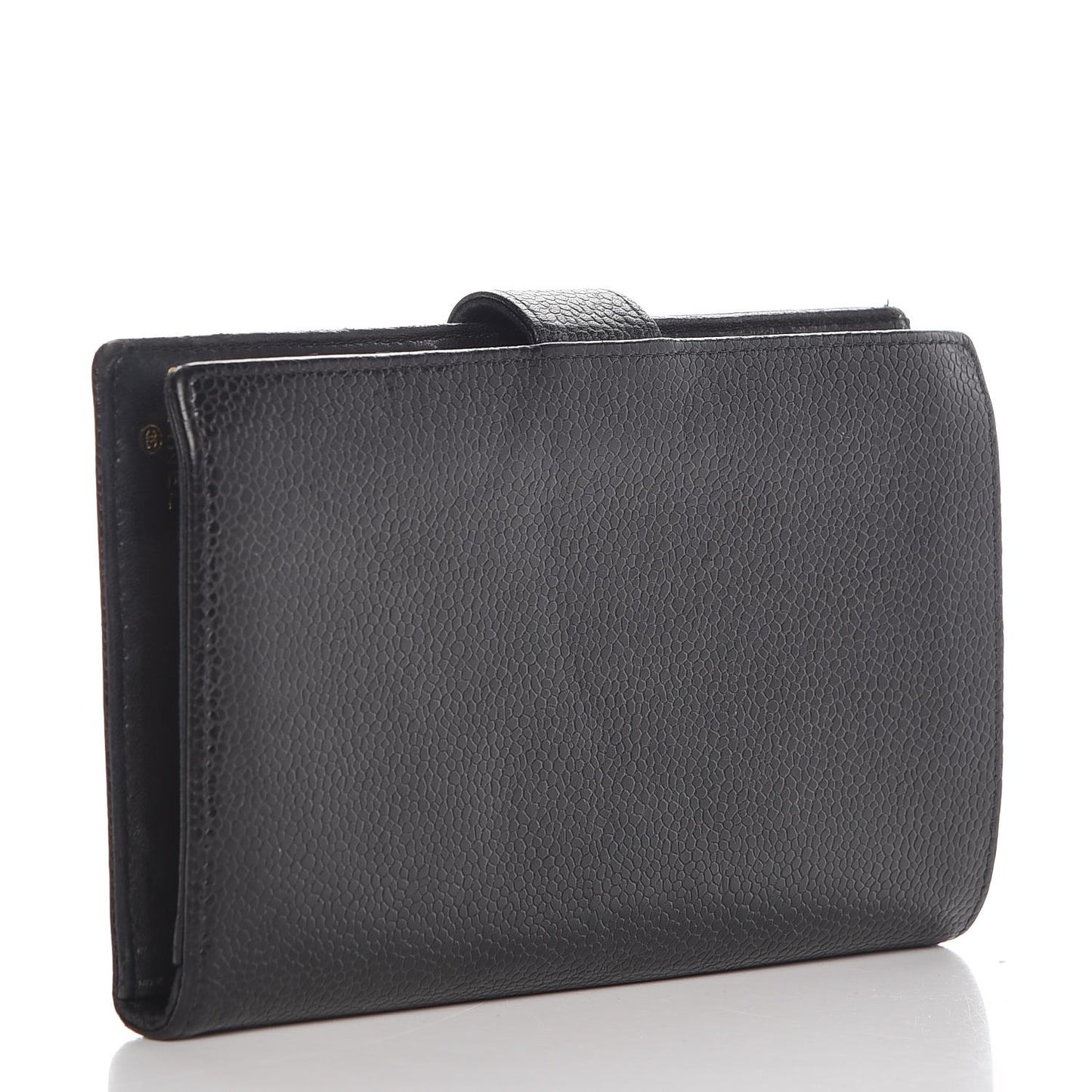Caviar Timeless CC French Wallet Black