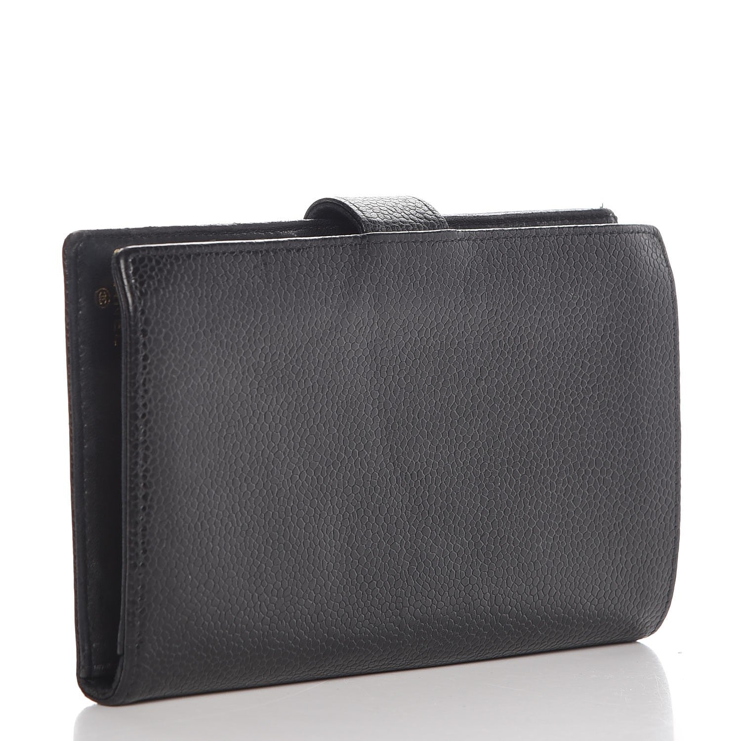 Chanel Caviar Timeless CC French Wallet Black 3 of 9