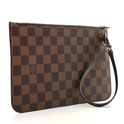 Louis Vuitton Damier Ebene Neverfull MM GM Pochette 3 of 6