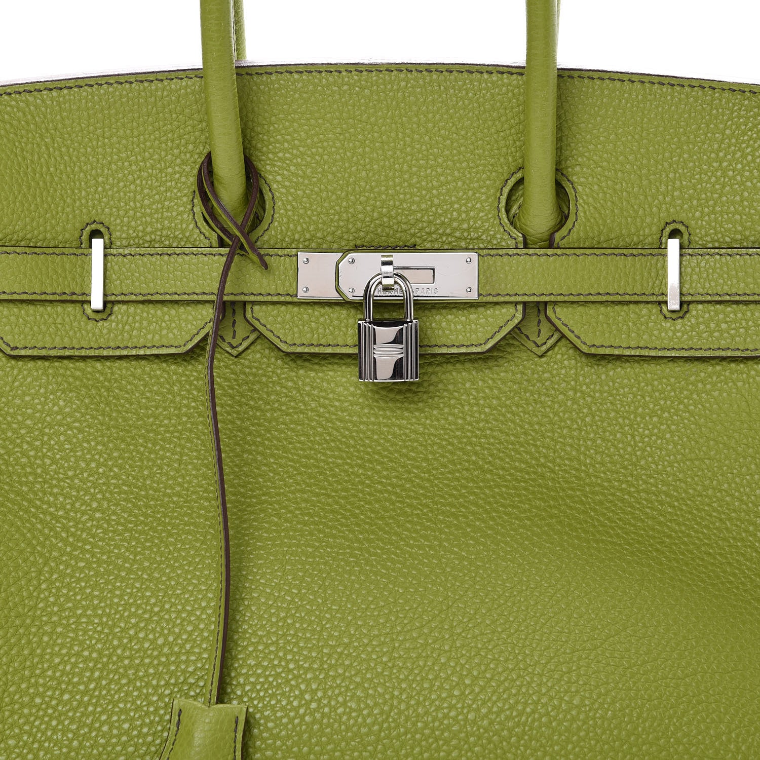 Hermes Togo Birkin 35 Vert Anis 30 of 37